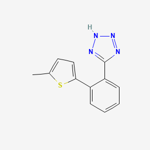 molecular formula C12H10N4S B1187151 5-[2-(5-methyl-2-thienyl)phenyl]-1H-tetraazole 