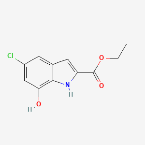 Ethyl 5-chloro-7-hydroxy-1H-indole-2-carboxylate