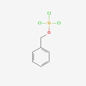 molecular formula C7H7Cl3OSi B11871674 (Benzyloxy)trichlorosilane 