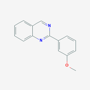 molecular formula C15H12N2O B11871692 2-(3-Methoxyphenyl)quinazoline 