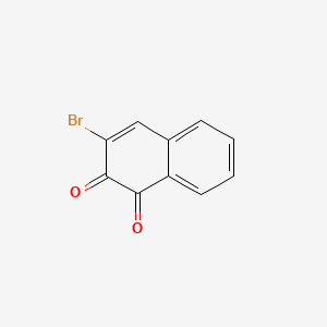 molecular formula C10H5BrO2 B11871769 3-Bromo-1,2-naphthoquinone CAS No. 7474-83-1