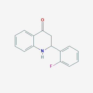 2-(2-Fluorophenyl)-2,3-dihydroquinolin-4(1H)-one