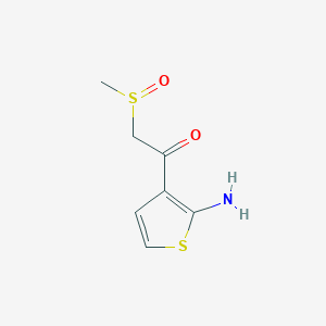 1-(2-Amino-3-thienyl)-2-(methylsulfinyl)ethanone