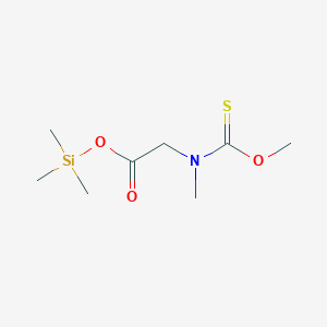 Trimethylsilyl 2-((methoxycarbonothioyl)(methyl)amino)acetate