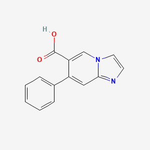 7-Phenylimidazo[1,2-a]pyridine-6-carboxylic acid