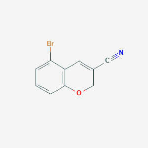 molecular formula C10H6BrNO B11871951 5-bromo-2H-1-Benzopyran-3-carbonitrile CAS No. 885270-69-9