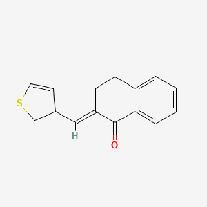 2-((2,3-Dihydrothiophen-3-yl)methylene)-3,4-dihydronaphthalen-1(2H)-one