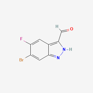 6-Bromo-5-fluoro-1H-indazole-3-carbaldehyde