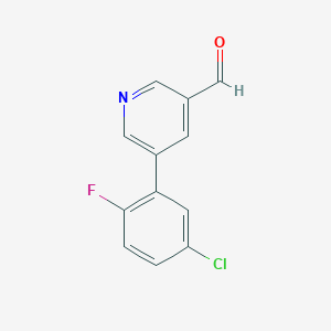 5-(5-Chloro-2-fluorophenyl)nicotinaldehyde