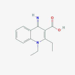 1,2-Diethyl-4-imino-1,4-dihydroquinoline-3-carboxylic acid