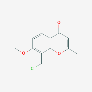 8-(Chloromethyl)-7-methoxy-2-methyl-4H-1-benzopyran-4-one