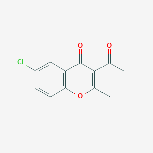 3-acetyl-6-chloro-2-methyl-4H-chromen-4-one