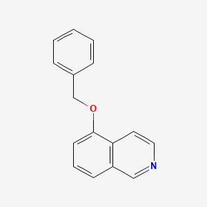 molecular formula C16H13NO B11872120 5-(Benzyloxy)isoquinoline CAS No. 61672-52-4