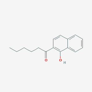 1-(1-Hydroxynaphthalen-2-YL)hexan-1-one