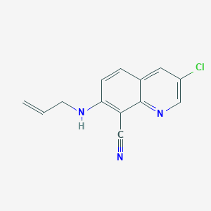 7-(Allylamino)-3-chloroquinoline-8-carbonitrile