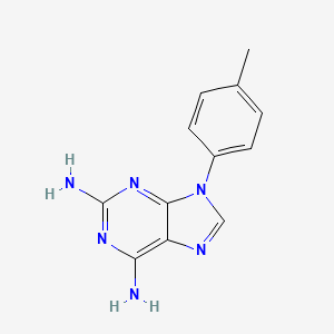 9H-Purine-2,6-diamine, 9-(4-methylphenyl)-