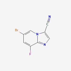 6-Bromo-8-fluoroimidazo[1,2-a]pyridine-3-carbonitrile