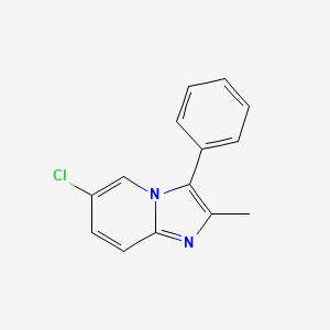 6-Chloro-2-methyl-3-phenylimidazo[1,2-A]pyridine