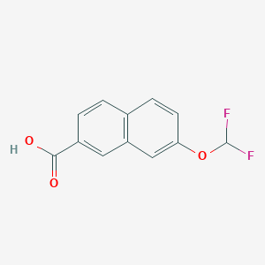 2-(Difluoromethoxy)naphthalene-7-carboxylic acid