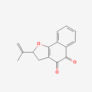 2-(Prop-1-en-2-yl)-2,3-dihydronaphtho[1,2-b]furan-4,5-dione