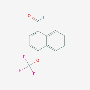 1-(Trifluoromethoxy)naphthalene-4-carboxaldehyde