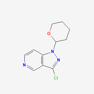 3-Chloro-1-(tetrahydro-2H-pyran-2-yl)-1H-pyrazolo[4,3-c]pyridine