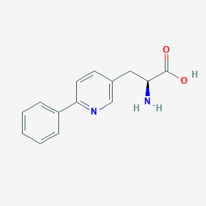 (S)-2-amino-3-(6-phenylpyridin-3-yl)propanoic acid