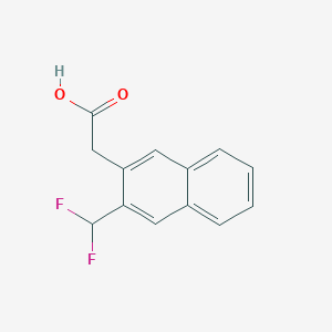 2-(Difluoromethyl)naphthalene-3-acetic acid