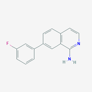 7-(3-Fluorophenyl)isoquinolin-1-amine