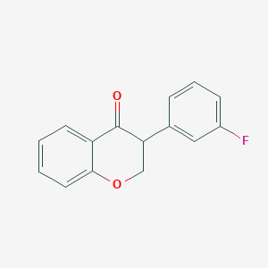 3-(3-Fluorophenyl)chroman-4-one