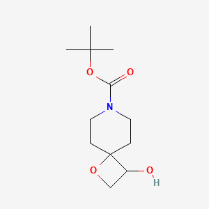 tert-Butyl 3-hydroxy-1-oxa-7-azaspiro[3.5]nonane-7-carboxylate