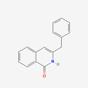 molecular formula C16H13NO B11872702 Benzylisoquinolone CAS No. 787-46-2