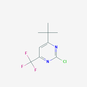 4-Tert-butyl-2-chloro-6-(trifluoromethyl)pyrimidine