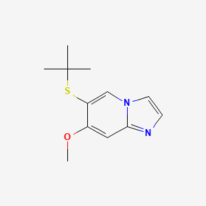 6-(Tert-butylthio)-7-methoxyimidazo[1,2-a]pyridine