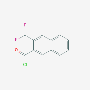 2-(Difluoromethyl)naphthalene-3-carbonyl chloride