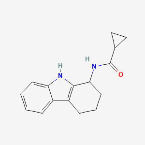 molecular formula C16H18N2O B1187290 N-(2,3,4,9-tetrahydro-1H-carbazol-1-yl)cyclopropanecarboxamide 