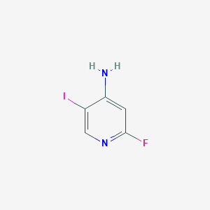 molecular formula C5H4FIN2 B11872997 2-Fluoro-5-iodopyridin-4-amine 