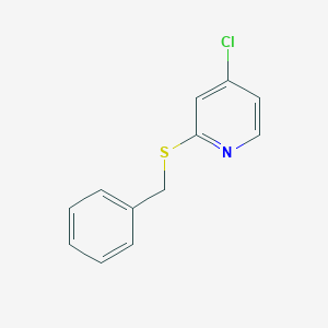 molecular formula C12H10ClNS B11873051 2-(Benzylthio)-4-chloropyridine CAS No. 769163-29-3