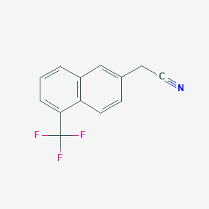 1-(Trifluoromethyl)naphthalene-6-acetonitrile