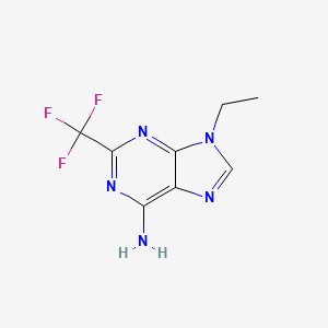 9-Ethyl-2-(trifluoromethyl)purin-6-amine