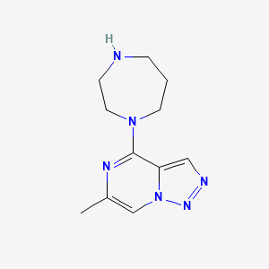 4-(1,4-Diazepan-1-yl)-6-methyl-[1,2,3]triazolo[1,5-a]pyrazine