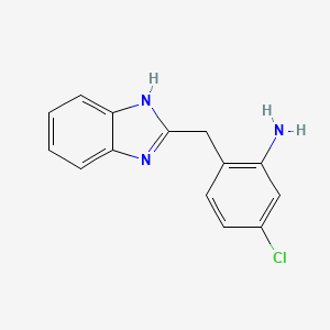 2-(1H-benzimidazol-2-ylmethyl)-5-chloroaniline