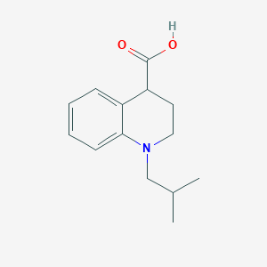 1-Isobutyl-1,2,3,4-tetrahydroquinoline-4-carboxylic acid