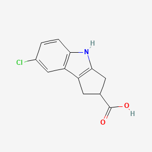 7-Chloro-1,2,3,4-tetrahydrocyclopenta[b]indole-2-carboxylic acid