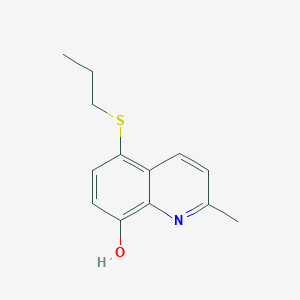 2-Methyl-5-(propylthio)quinolin-8-ol