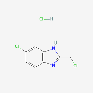 6-Chloro-2-(chloromethyl)-1H-benzo[d]imidazole hydrochloride