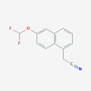 2-(Difluoromethoxy)naphthalene-5-acetonitrile