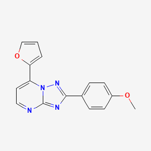7-(Furan-2-yl)-2-(4-methoxyphenyl)[1,2,4]triazolo[1,5-a]pyrimidine