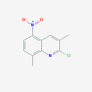 2-Chloro-3,8-dimethyl-5-nitroquinoline