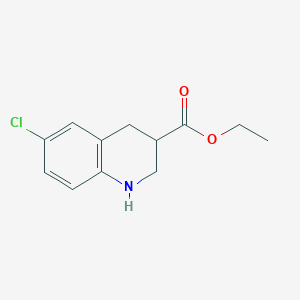 Ethyl 6-chloro-1,2,3,4-tetrahydroquinoline-3-carboxylate